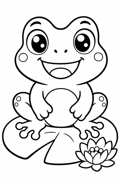 Coloriage de Bulle kawaii à imprimer