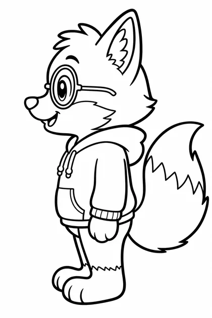 Coloriage de Ren de profil à imprimer